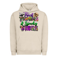Pigment French Oak thick thighs and spooky vibes Urban Hoodie - BundleAndBundleShop