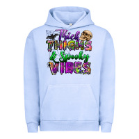 Thick Thighs And Spooky Vibes Urban Hoodie | Teevron