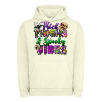 Pigment Pistachio thick thighs and spooky vibes Urban Hoodie - BundleAndBundleShop
