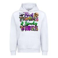 White thick thighs and spooky vibes Urban Hoodie - BundleAndBundleShop