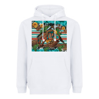 White bucking bronco cowboy rodeo cactus and sunflowers Heavyweight Hoodie - Artiststas