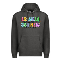Charcoal Heather 12 new chapter 365 new chances Premium Hoodie - MaliasSmallBusiness