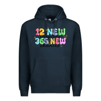 Navy 12 new chapter 365 new chances Premium Hoodie - MaliasSmallBusiness