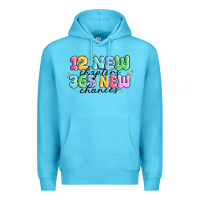 Ocean Blue 12 new chapter 365 new chances Premium Hoodie - MaliasSmallBusiness