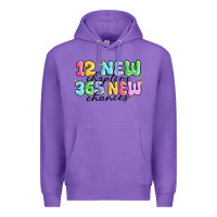 Purple 12 new chapter 365 new chances Premium Hoodie - MaliasSmallBusiness