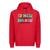 Red 12 new chapter 365 new chances Premium Hoodie - MaliasSmallBusiness