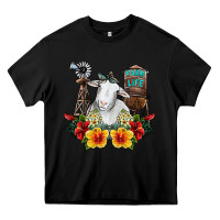 Black farm life sheep Heavy Core Tee - SublimationCraftShop