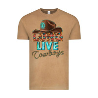 Vintage Camel long live cowboys Vintage Tee - texasbilliewilder