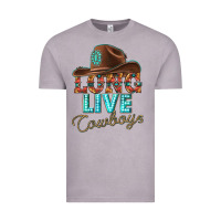 Vintage Zinc long live cowboys Vintage Tee - texasbilliewilder