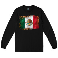Black mexican and leopard flag Long Sleeve Tee - CTS Tumbler Store