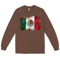 Chestnut mexican and leopard flag Long Sleeve Tee - CTS Tumbler Store