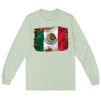 Matcha mexican and leopard flag Long Sleeve Tee - CTS Tumbler Store