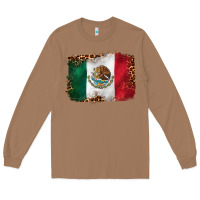 Toasted Coconut mexican and leopard flag Long Sleeve Tee - CTS Tumbler Store