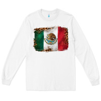 White mexican and leopard flag Long Sleeve Tee - CTS Tumbler Store