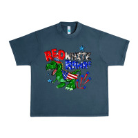 Midnight Navy red white rawr billie wilder Urban Heavy Tee - texasbilliewilder