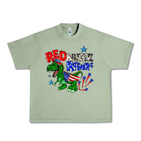 Oil Green red white rawr billie wilder Urban Heavy Tee - texasbilliewilder
