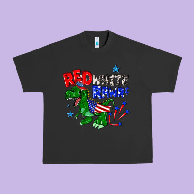 Urban Heavy Tee red white rawr billie wilder