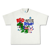 Pistachio red white rawr billie wilder Urban Heavy Tee - texasbilliewilder