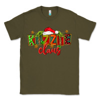 Army Green Christmas kizzie claus Classic Tee - FaDigitalArtStudio
