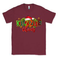 Burgundy Christmas kizzie claus Classic Tee - FaDigitalArtStudio