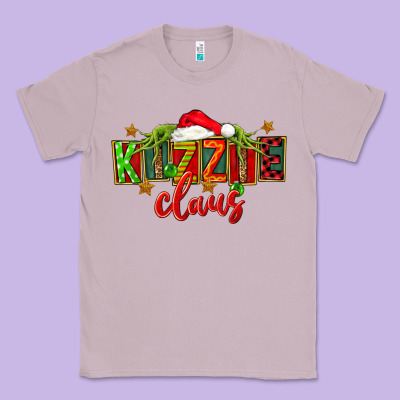 Christmas Kizzie Claus Classic Tee Designed By Fadigitalartstudio