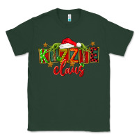 Sports Green Christmas kizzie claus Classic Tee - FaDigitalArtStudio