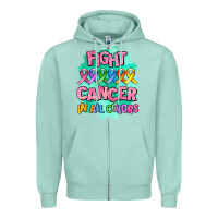 Seafoam fight cancer in all colors Zipper Hoodie - AdoDesignShop