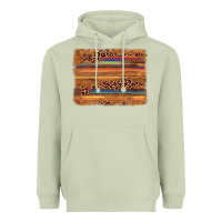 Matcha leopard serape background Heavyweight Hoodie - AdoDesignShop