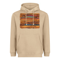 Mushroom leopard serape background Heavyweight Hoodie - AdoDesignShop
