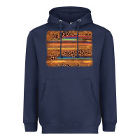 Navy leopard serape background Heavyweight Hoodie - AdoDesignShop