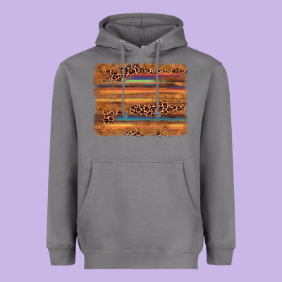 Leopard Serape Background Heavyweight Hoodie Designed By Adodesignshop