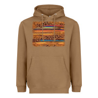 Toasted Coconut leopard serape background Heavyweight Hoodie - AdoDesignShop