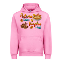 Fuchsia Pink Autumn Skies Pumpkin Pies Urban Hoodie - BundleAndBundleShop