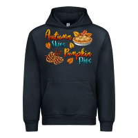 Navy Autumn Skies Pumpkin Pies Urban Hoodie - BundleAndBundleShop