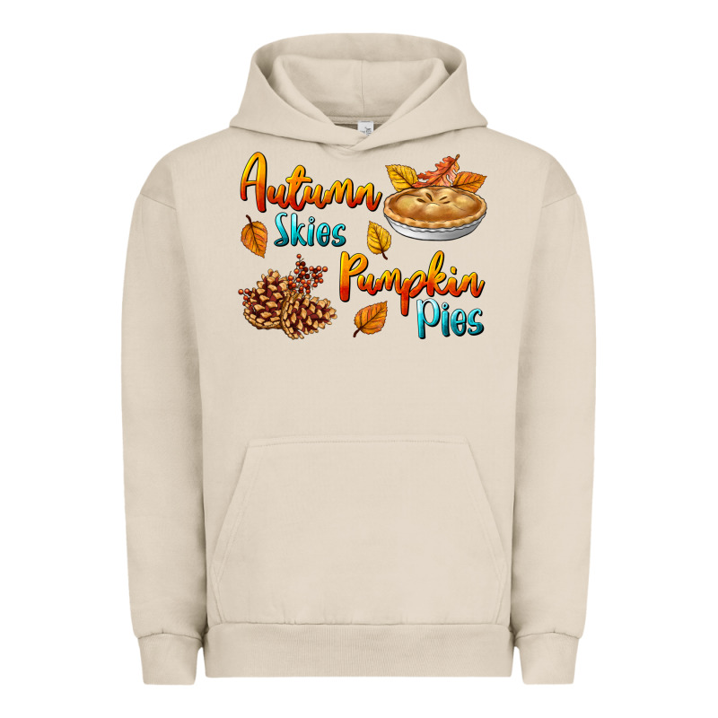 Autumn Skies Pumpkin Pies Urban Hoodie by BundleAndBundleShop | Teevron