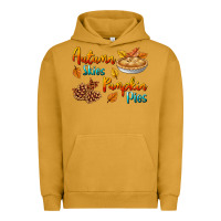 Pigment Peanut Butter Autumn Skies Pumpkin Pies Urban Hoodie - BundleAndBundleShop