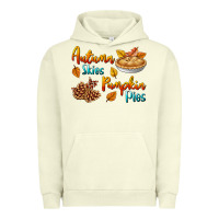 Pigment Pistachio Autumn Skies Pumpkin Pies Urban Hoodie - BundleAndBundleShop