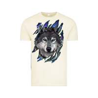 Vintage Arctic Wolf scratch mark Vintage Tee - RanaPortraitStore