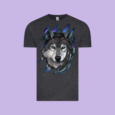 Vintage Tee Wolf scratch mark
