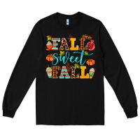 Black fall sweet fall Long Sleeve Tee - AdoDesignShop