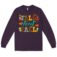 Plum fall sweet fall Long Sleeve Tee - AdoDesignShop