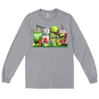 Heather Grey tennis coffee cups Long Sleeve Tee - Zillion Design Studio