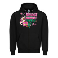 Black breast cancer is boo shit Zipper Hoodie - AdoDesignShop
