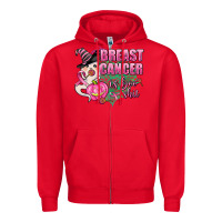 Red breast cancer is boo shit Zipper Hoodie - AdoDesignShop