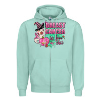 Seafoam breast cancer is boo shit Zipper Hoodie - AdoDesignShop