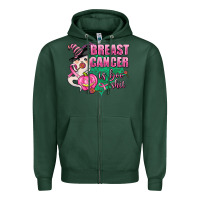 Sports Green breast cancer is boo shit Zipper Hoodie - AdoDesignShop