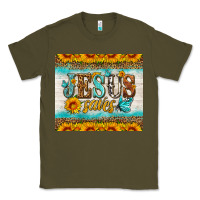 Army Green jesus saves tumbler Classic Tee - HRA Design Shop