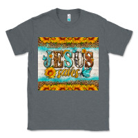 Charcoal Heather jesus saves tumbler Classic Tee - HRA Design Shop