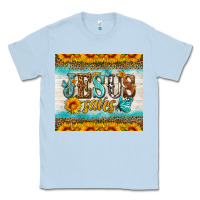 Dusty Blue jesus saves tumbler Classic Tee - HRA Design Shop