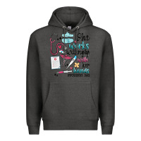 Charcoal Heather she works willingly with her hands Premium Hoodie - MaliasSmallBusiness